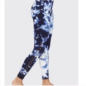 Spiritual gangster tie dye ribbed seamless leggings size XS/S